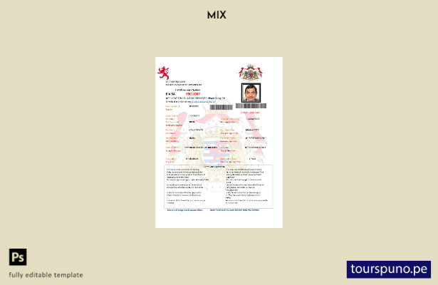lista para imprimir plantilla de permiso de trabajo de Luxemburgo
